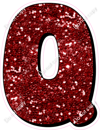 HP 12" Individuals - Crimson Sparkle Q