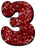 HP 12" Individuals - Crimson Sparkle 3