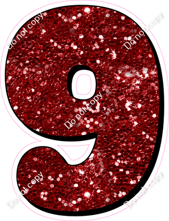 HP 12" Individuals - Crimson Sparkle 9