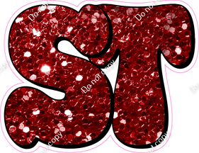 HP 12" Individuals - Crimson Sparkle ST