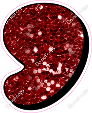 HP 12" Individuals - Crimson Sparkle Apostrophe
