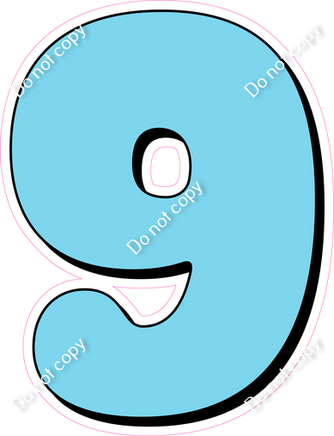 HP 12" Individuals - Flat Baby Blue 9