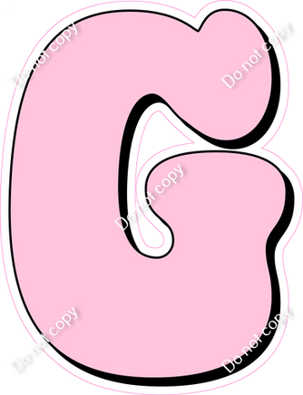 HP 12" Individuals - Flat Baby Pink G