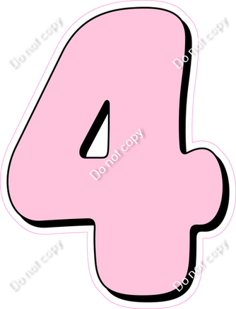 HP 12" Individuals - Flat Baby Pink 4