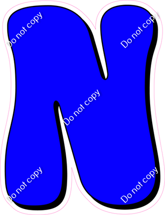 HP 12" Individuals - Flat Blue N