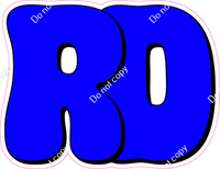 HP 12" Individuals - Flat Blue RD