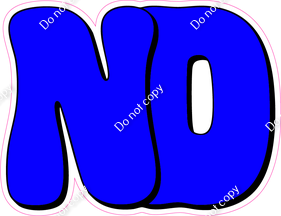 HP 12" Individuals - Flat Blue ND