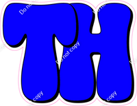 HP 12" Individuals - Flat Blue TH