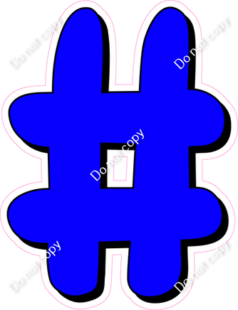 HP 12" Individuals - Flat Blue #