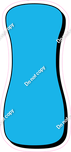 HP 23.5" Individuals - Flat Caribbean