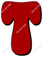 HP 12" Individuals - Flat Crimson T