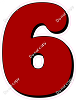 HP 12" Individuals - Flat Crimson 6
