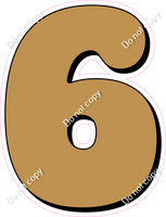 HP 12" Individuals - Flat Gold 6