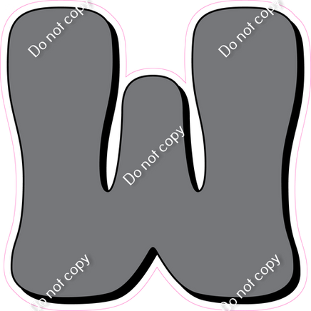 HP 12" Individuals - Flat Grey W