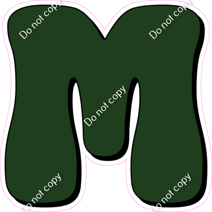 HP 12" Individuals - Flat Hunter Green M