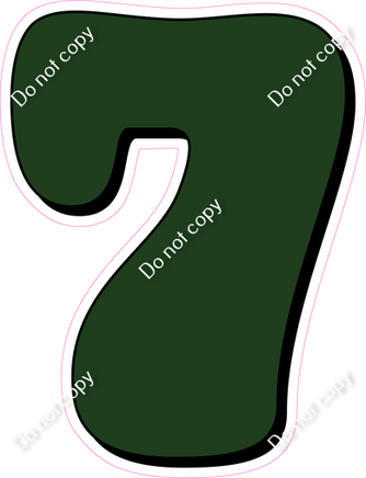 HP 12" Individuals - Flat Hunter Green 7
