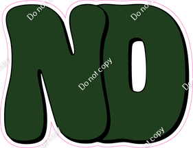 HP 12" Individuals - Flat Hunter Green ND