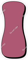 HP 12" Individuals - Flat Mauve I