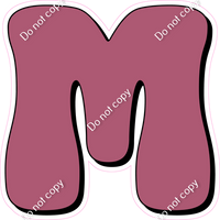 HP 12" Individuals - Flat Mauve M