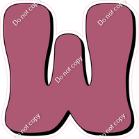 HP 12" Individuals - Flat Mauve W