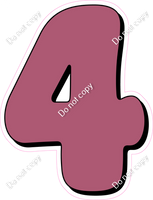 HP 12" Individuals - Flat Mauve
