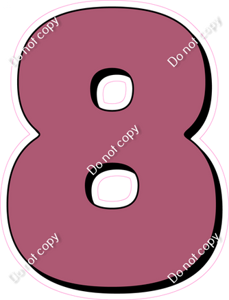HP 12" Individuals - Flat Mauve 8