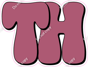HP 12" Individuals - Flat Mauve TH