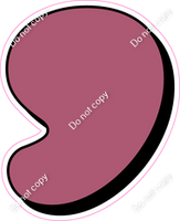 HP 12" Individuals - Flat Mauve Apostrophe