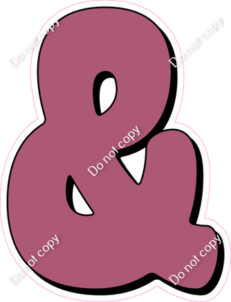 HP 12" Individuals - Flat Mauve &