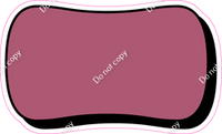 HP 12" Individuals - Flat Mauve Dash