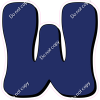 HP 12" Individuals - Flat Navy Blue W