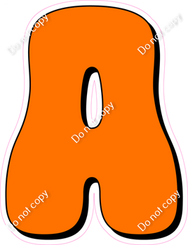 HP 12" Individuals - Flat Orange A