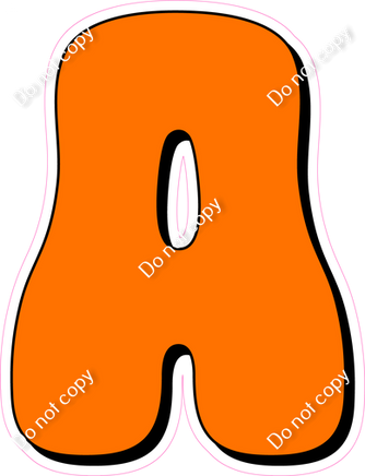 HP 12" Individuals - Flat Orange A