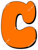 HP 12" Individuals - Flat Orange C
