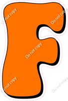 HP 12" Individuals - Flat Orange F