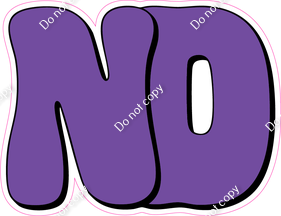 HP 12" Individuals - Flat Purple ND