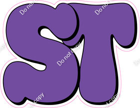 HP 12" Individuals - Flat Purple ST
