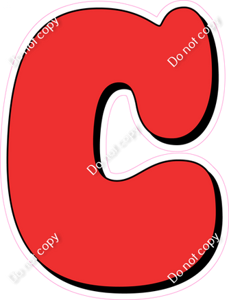 HP 12" Individuals - Flat Red C