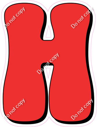 HP 12" Individuals - Flat Red H