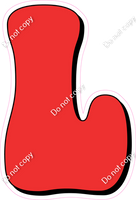 HP 12" Individuals - Flat Red L