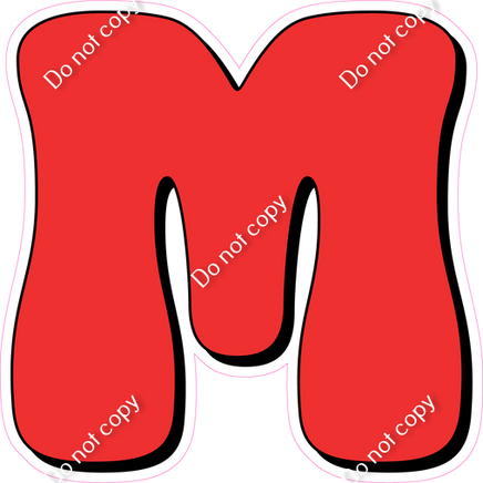 HP 12" Individuals - Flat Red M
