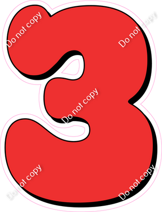 HP 12" Individuals - Flat Red 3