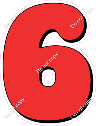 HP 12" Individuals - Flat Red 6