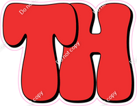 HP 12" Individuals - Flat Red TH