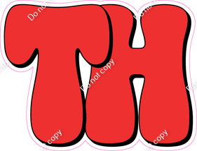 HP 12" Individuals - Flat Red TH