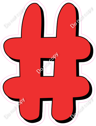 HP 12" Individuals - Flat Red #