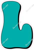 HP 12" Individuals - Flat Teal L