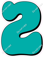 HP 12" Individuals - Flat Teal 2