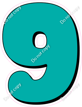 HP 12" Individuals - Flat Teal 9
