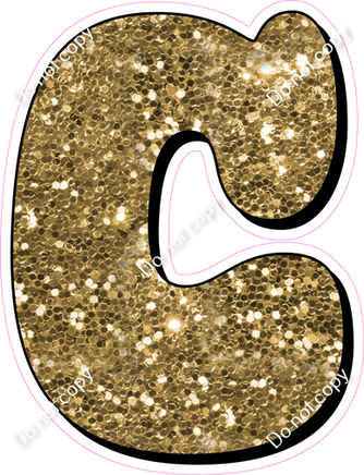 HP 12" Individuals - Gold Sparkle C